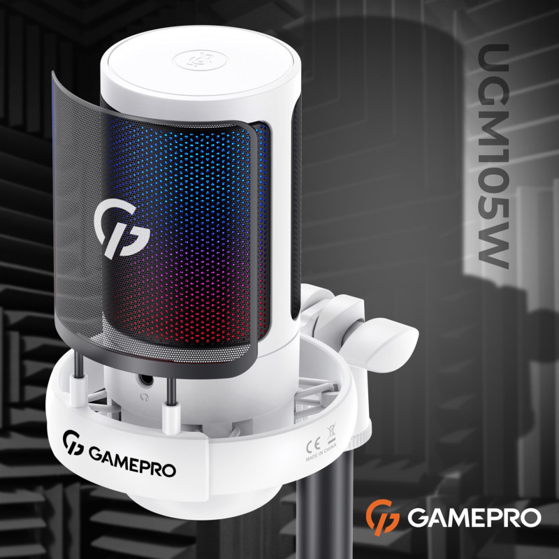Мікрофон GamePro UGM105W White