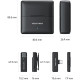 Мікрофон Vention USB-C 2-Pack Wireless Lavalier with Charging Case (NCAB0)