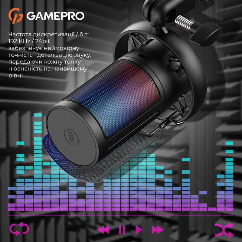 Мікрофон GamePro UGM145B Black