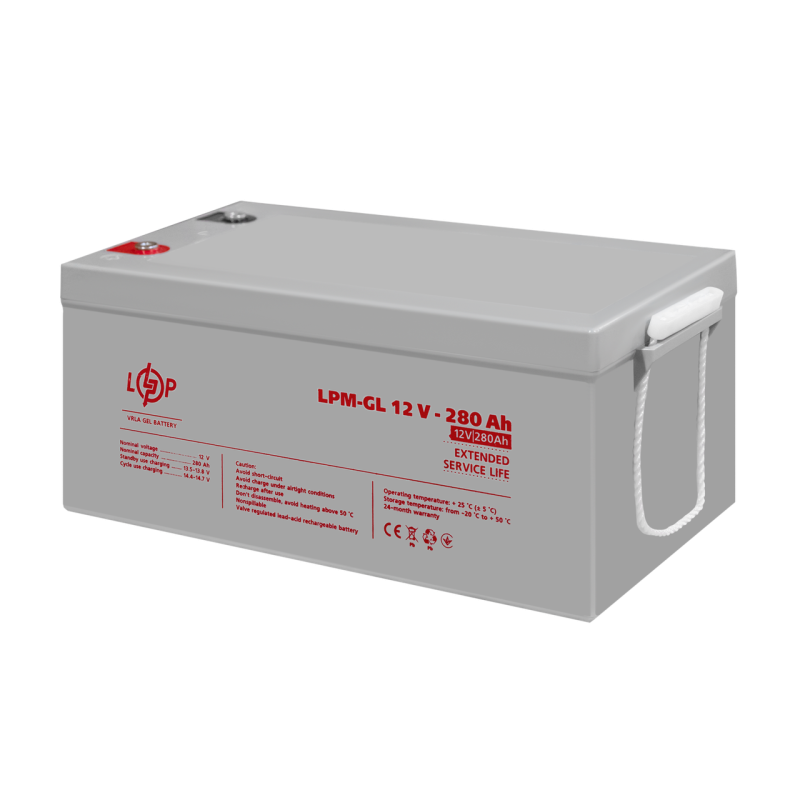 Аккумуляторная батарея LogicPower LPM-GL 12 - 280 AH (13185)