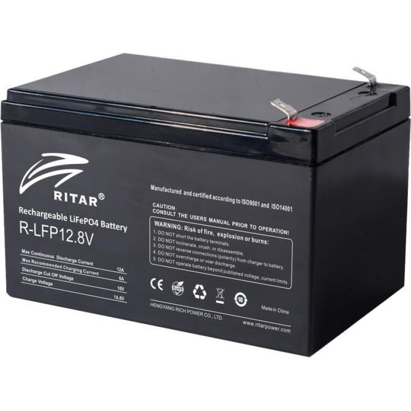 Акумуляторна батарея Ritar R-LFP 12.8V 18Ah