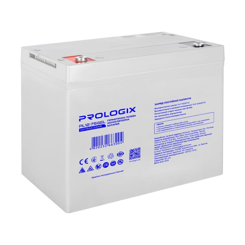Prologix 12V 75AH (PL12-75GEL) GEL