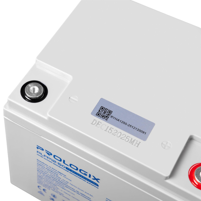Акумуляторна батарея Prologix 12.8V 50AH 640Wh (PLFP12-50) LiFePO4