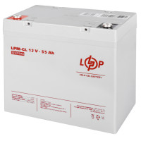 Акумуляторна батарея LogicPower LPM-GL 12V - 55 Ah (15266)