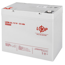 Аккумуляторная батарея LogicPower LPM-GL 12V - 55 Ah (15266)