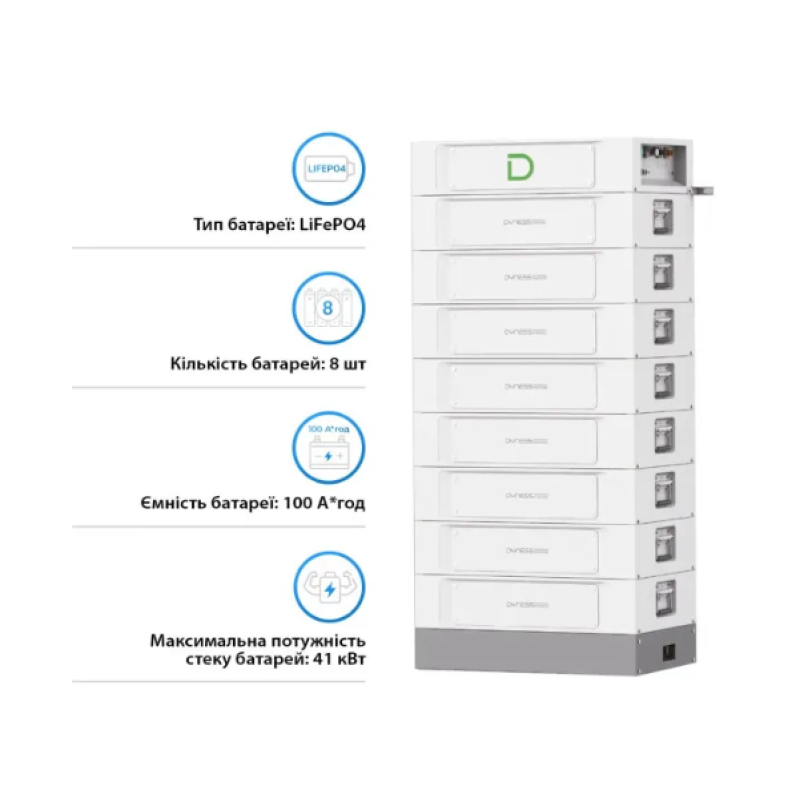 Аккумуляторная батарея Dyness STACK100-8-40.96kW