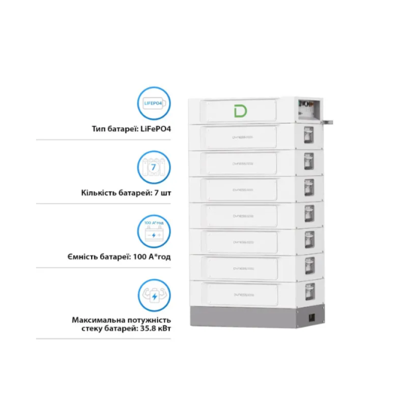 Аккумуляторная батарея Dyness STACK100-7-35.84kW
