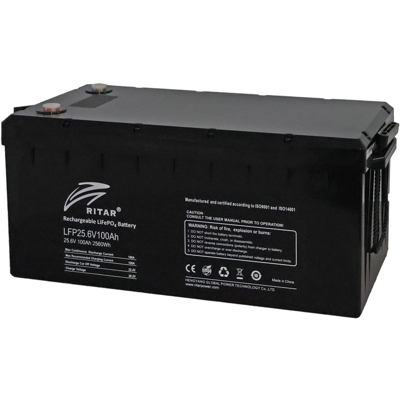 Акумуляторна батарея Ritar LFP25.6V100Ah G1
