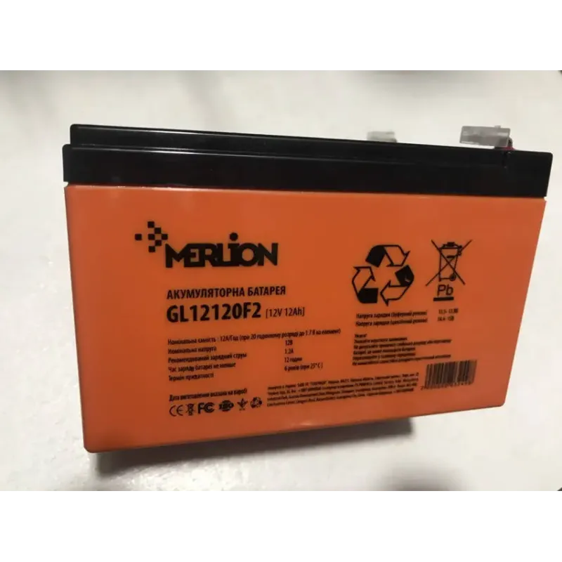 Аккумуляторная батарея Merlion 12V-12Ah GEL (GL12120F2 GEL)