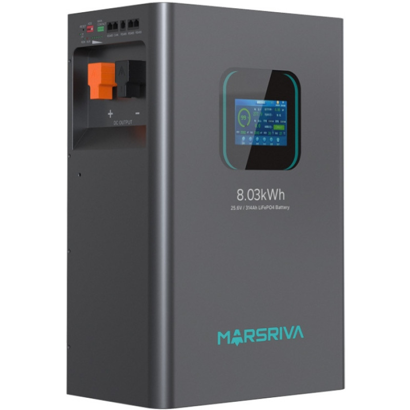 Акумуляторна батарея Marsriva LiFePO4 25.6V 314Ah (MR-LBP24-314-WMT)