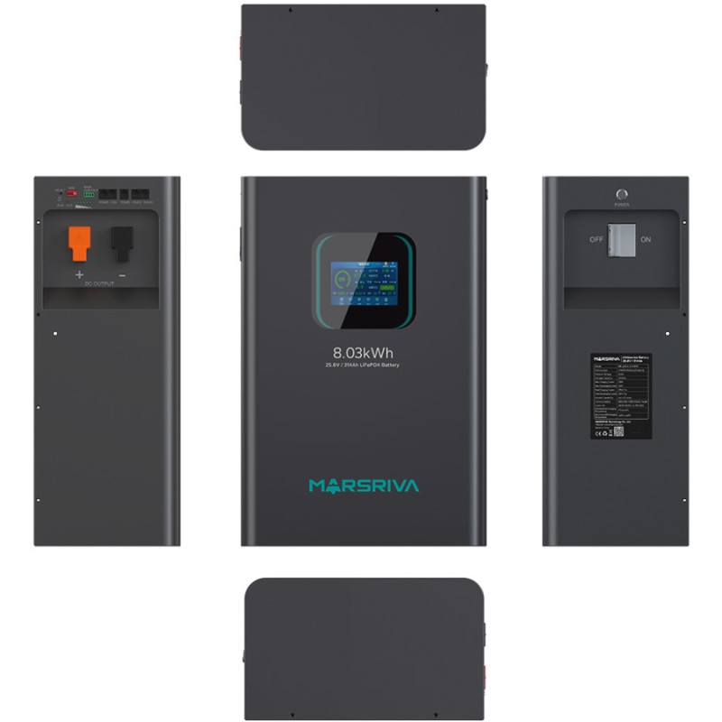 Акумуляторна батарея Marsriva LiFePO4 25.6V 314Ah (MR-LBP24-314-WMT)