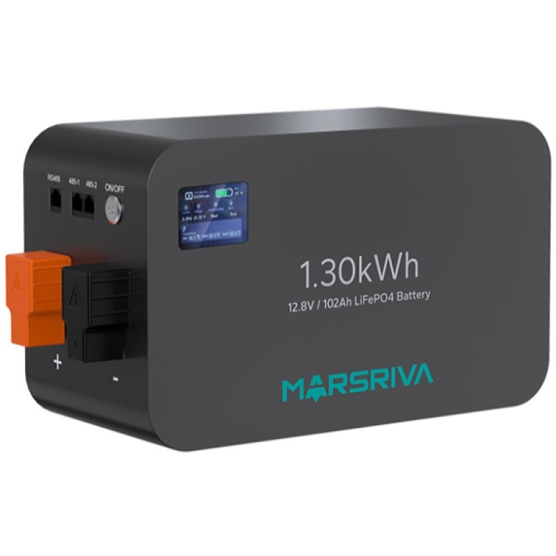 Акумуляторна батарея Marsriva LiFePO4 12.8V 102Ah (MR-LFP12-100-WMD)