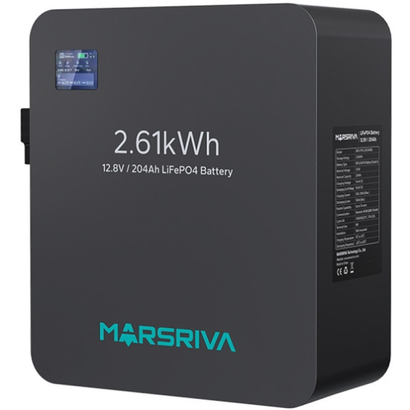Акумуляторна батарея Marsriva LiFePO4 12.8V 204Ah (MR-LFP12-200-WMD)