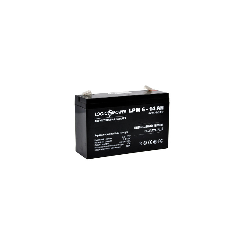 Акумуляторна батарея LogicPower LPM 6-14 AH (LP4160)