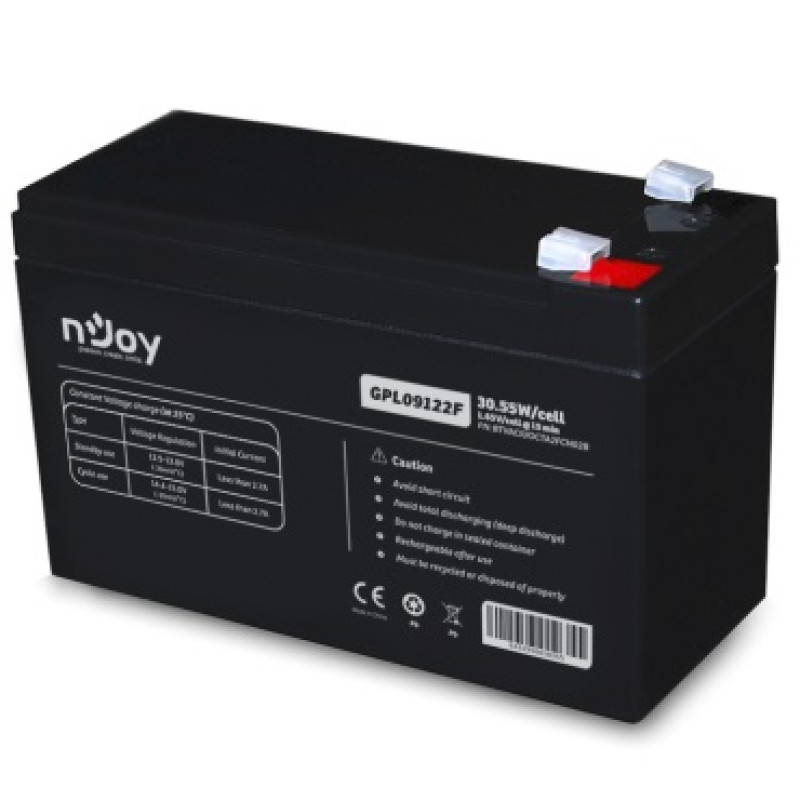 Акумуляторна батарея NJOY GPL09122F 12V VRLA (BTVACIUOCTA2FCN02B)
