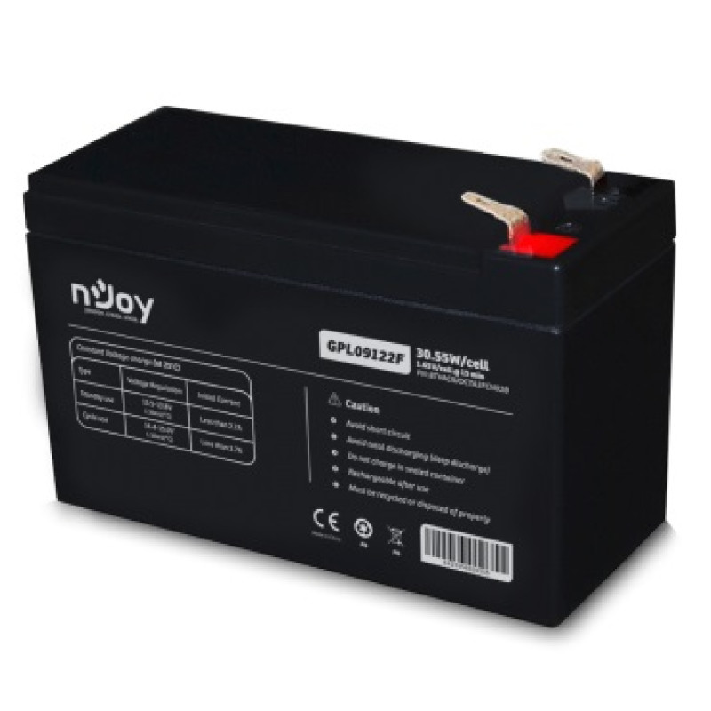 Акумуляторна батарея NJOY GPL09122F 12V VRLA (BTVACIUOCTA2FCN02B)