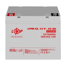 Аккумуляторная батарея LogicPower LPM-GL 12V 45Ah (20269)