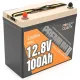 Акумуляторна батарея Power Queen 12.8V 100Ah Mini (P12V100-PREM-16-A60-DE)