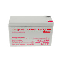 Акумуляторна батарея LogicPower LPM-GL 12 - 7.5 AH (6562)