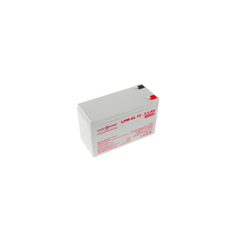 Акумуляторна батарея LogicPower LPM-GL 12 - 7.5 AH (6562)