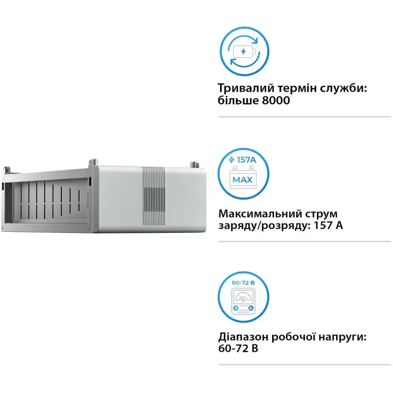 Аккумуляторная батарея Solis FlexCore-ID 20kWh 64V 314Ah LiFePO4 (FlexCore-ID-BAT20kWh)