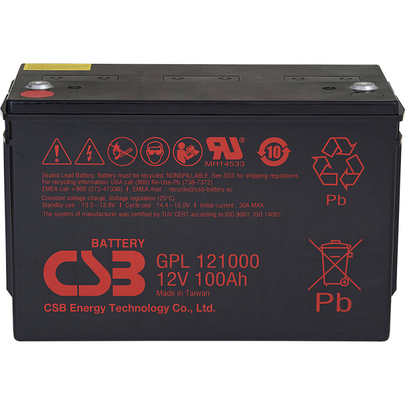 Аккумуляторная батарея CSB Battery GPL121000