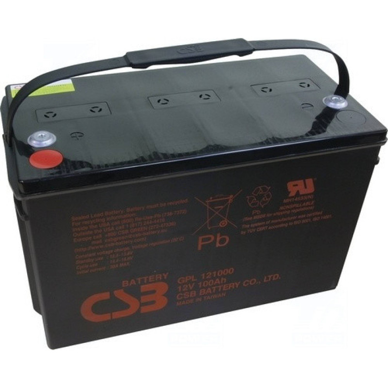 Аккумуляторная батарея CSB Battery GPL121000