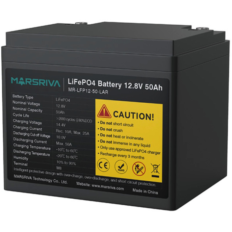 Акумуляторна батарея Marsriva MR-LFP12-50-LAR