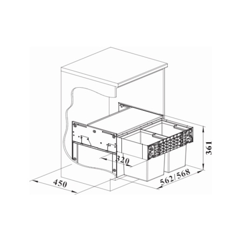 Blanco SELECT II Compact 60/2 526207