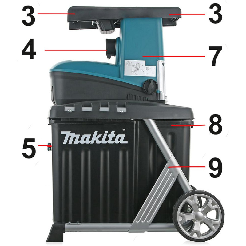 Садовый измельчитель Makita UD2500