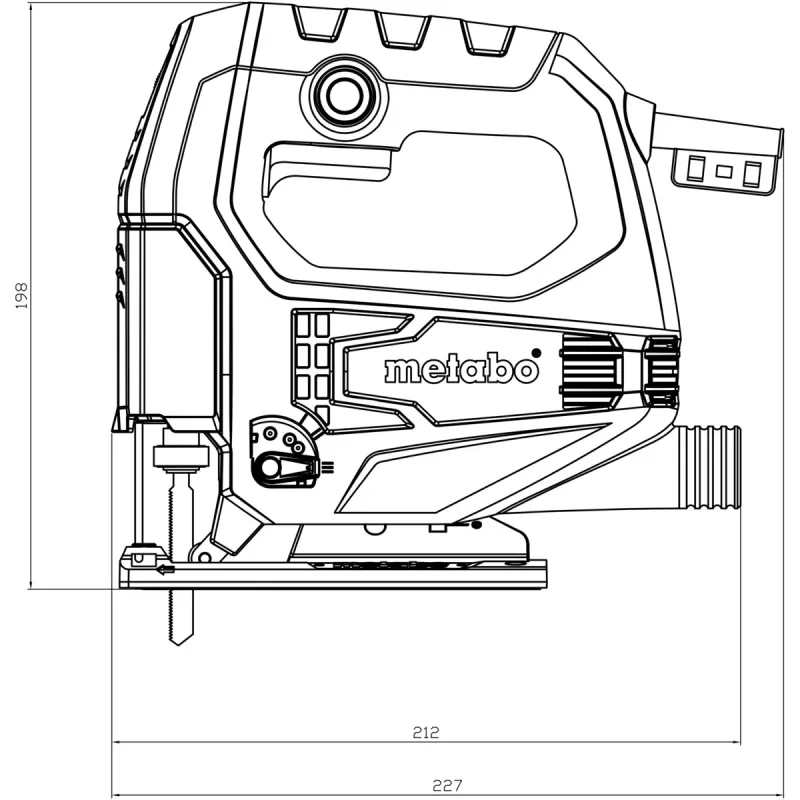 Електролобзик Metabo STEB 65 Quick (601030500)
