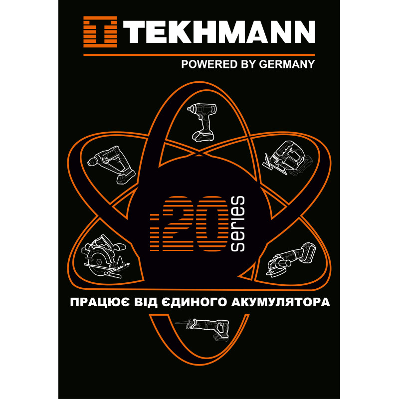 Акумулятор для електроінструменту Tekhmann TBC-30/i20 DUAL (852747)