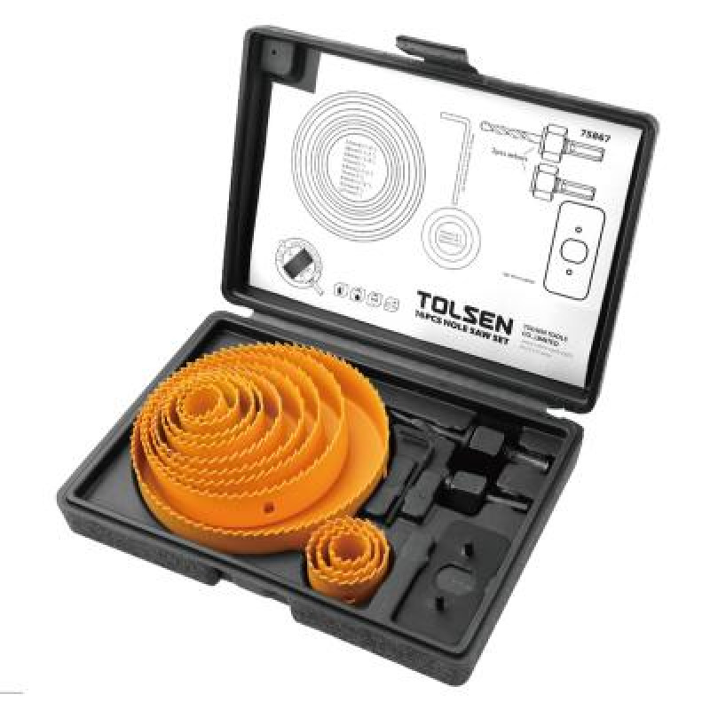 Набор сверел и бит Tolsen 75867