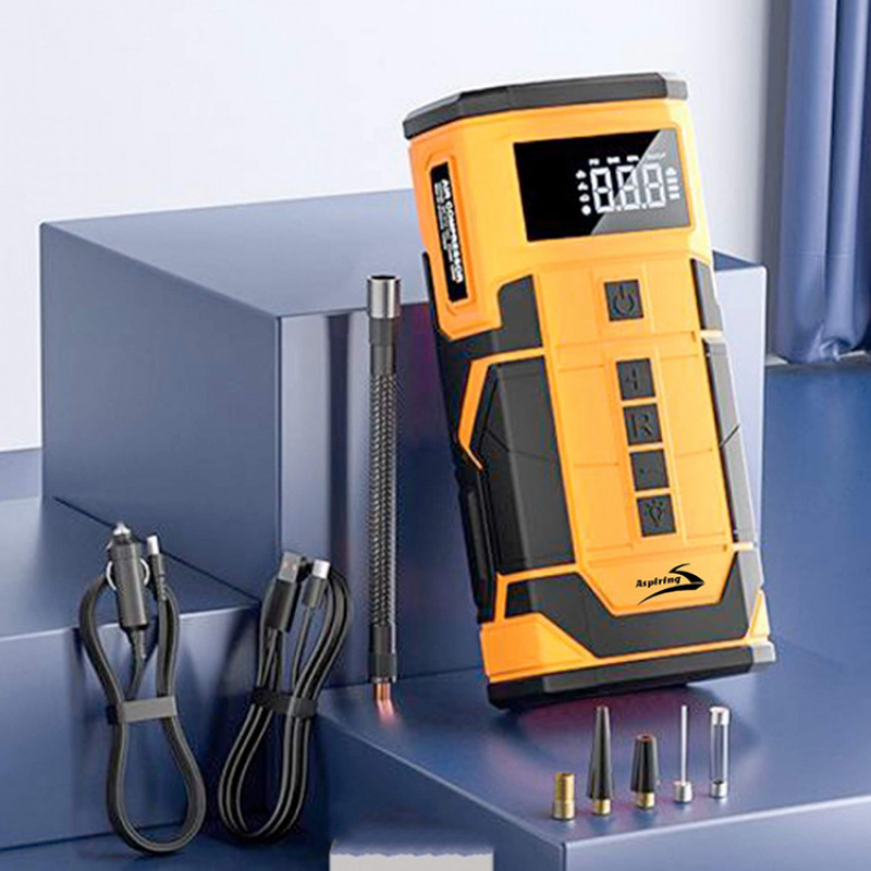 Пусковий пристрій Aspiring Jump 3 Power bank 3-in-1 with inflator, wireless and cord (JM8000PIWC)