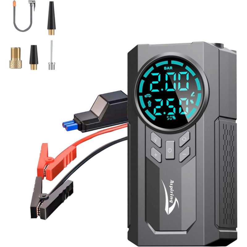 Пусковий пристрій Aspiring Jump 2 Power bank 3-in-1 with inflator (JM8000PI)