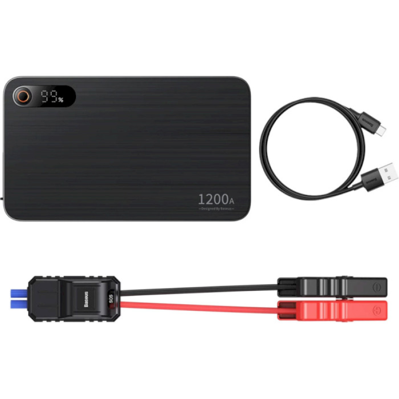 Baseus Super Energy Pro+ 1200A Car Jump Starter Black (C00245700111-00)