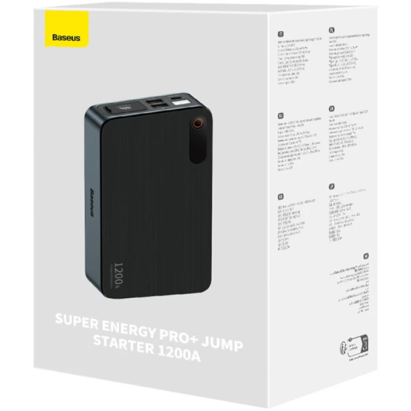 Baseus Super Energy Pro+ 1200A Car Jump Starter Black (C00245700111-00)