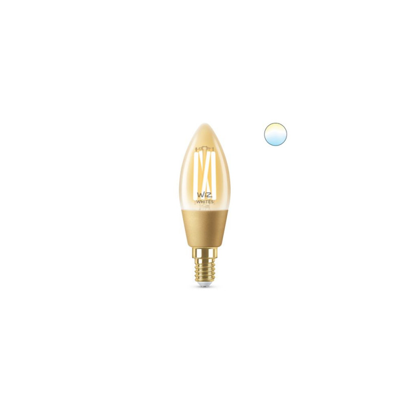 WiZ LED Smart E14 4.9W 370Lm C35 2000-5000K Filament Wi-Fi (929003017701)