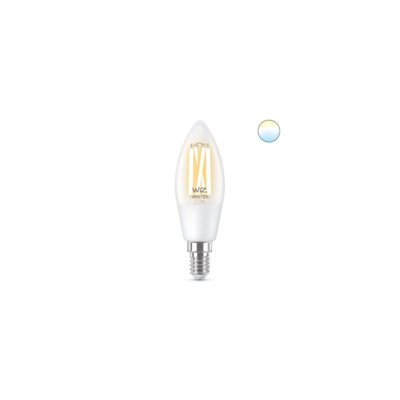 WiZ LED Smart E14 4.9W 470Lm C35 2700-6500 Filament Wi-Fi (929003017601)