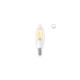 WiZ LED Smart E14 4.9W 470Lm C35 2700-6500 Filament Wi-Fi (929003017601)