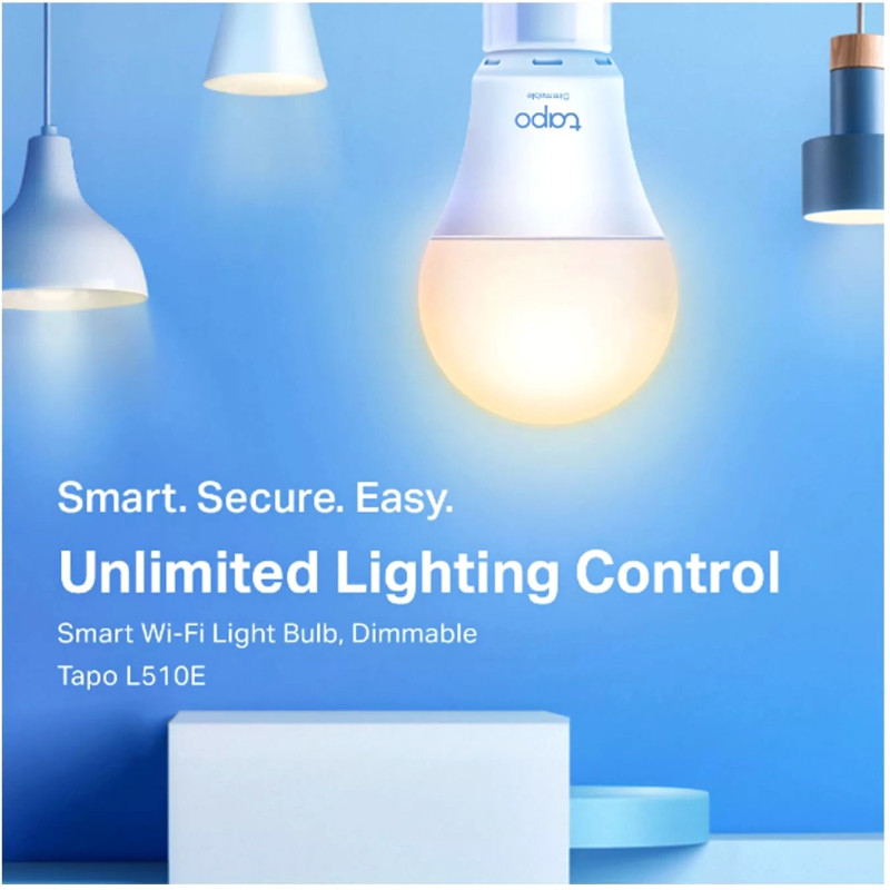 TP-Link Smart LED Wi-Fi Tapo L510E N300 Dimmable 2-Pack
