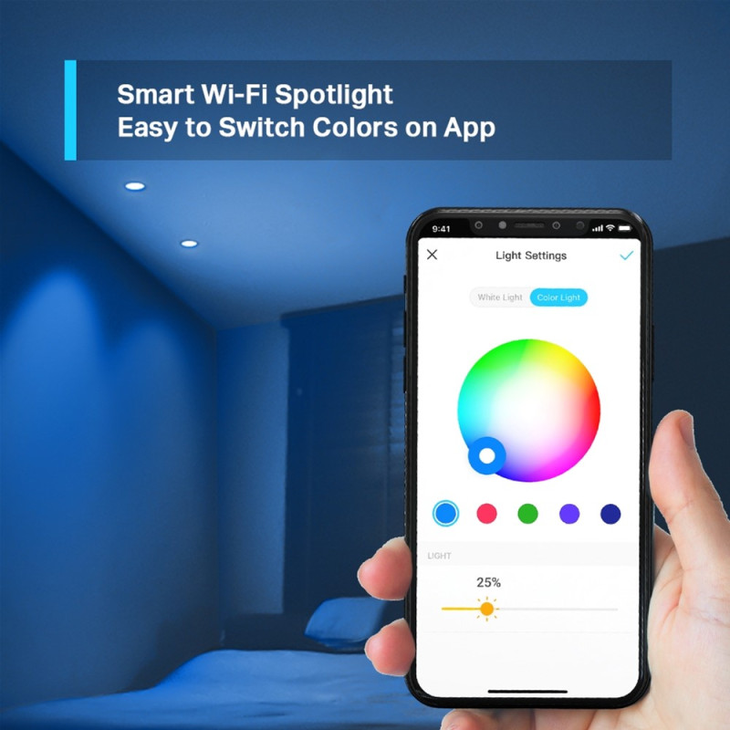 TP-Link Smart LED Wi-Fi Tapo L630 Multicolor Spotlight GU10 2200-6500K (TAPO-L630)