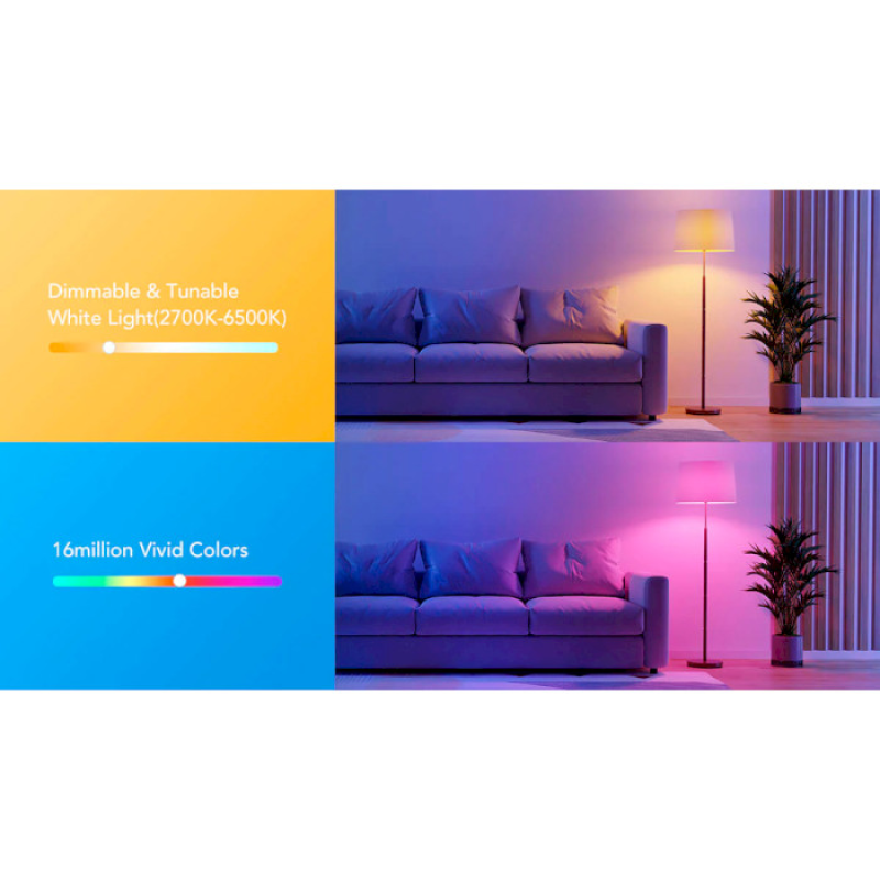 Govee LED Smart Wi-Fi & Bluetooth RGBWW E27 9W 2700-6500K (H6004CC1)