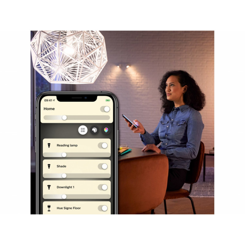 Philips LED Hue Single Bulb E27 9W(60W) 2700K Bluetooth Dim (929001821618)