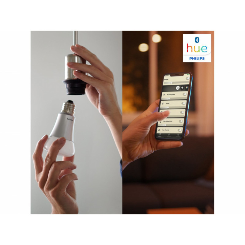 Philips LED Hue Single Bulb E27 9W(60W) 2700K Bluetooth Dim (929001821618)