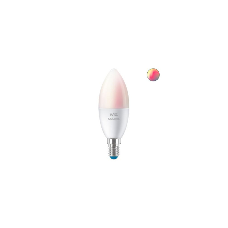 WiZ LED Smart E14 4.9W 806Lm C37 2200-6500K RGB Wi-Fi (929002448802)