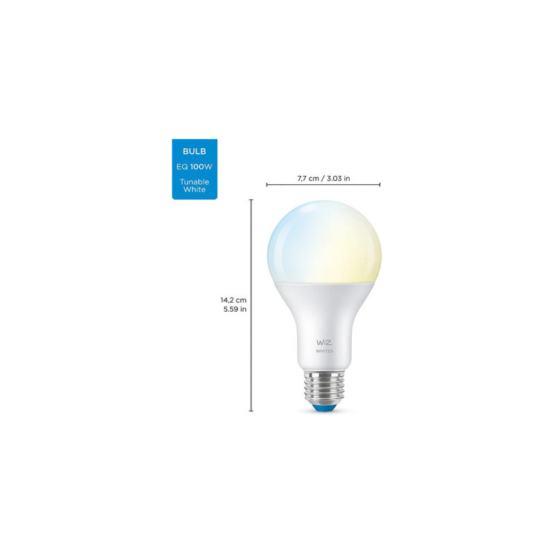 WiZ LED Smart E27 13W 1520Lm A67 2700-6500K Wi-Fi (929002449602)