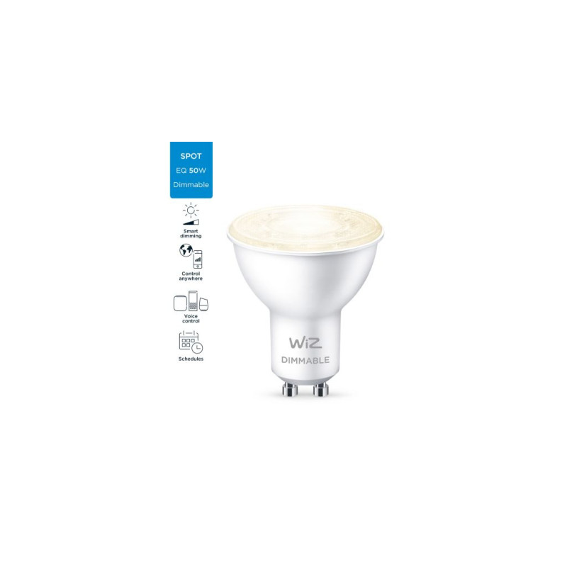 WiZ LED Smart GU10 4.7W 345Lm 2700K Dimm Wi-Fi (929002448102)