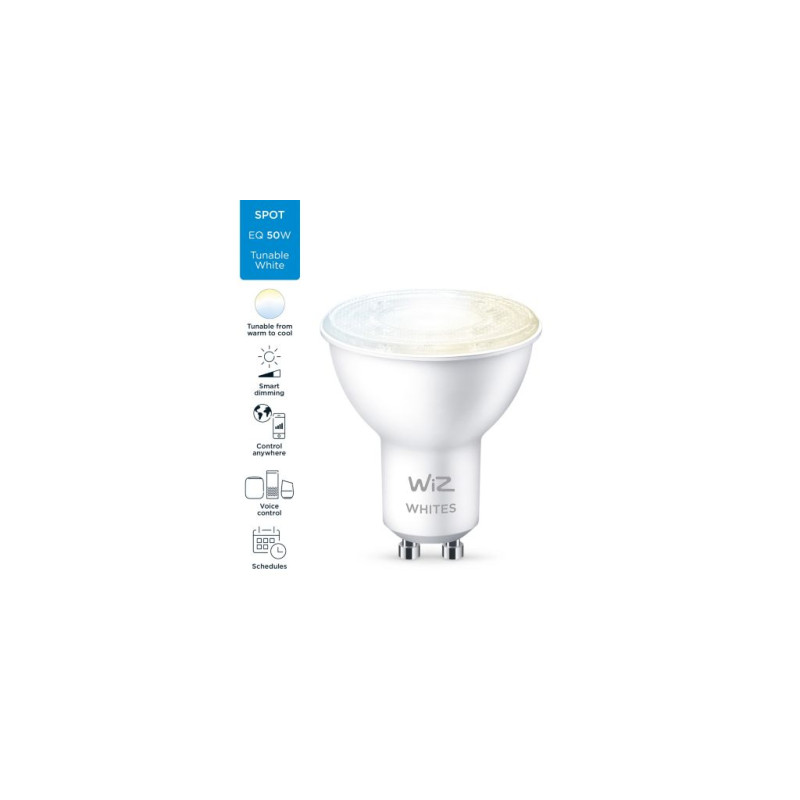 WiZ LED Smart GU10 4.7W 400Lm 2700-6500K Wi-Fi (929002448302)