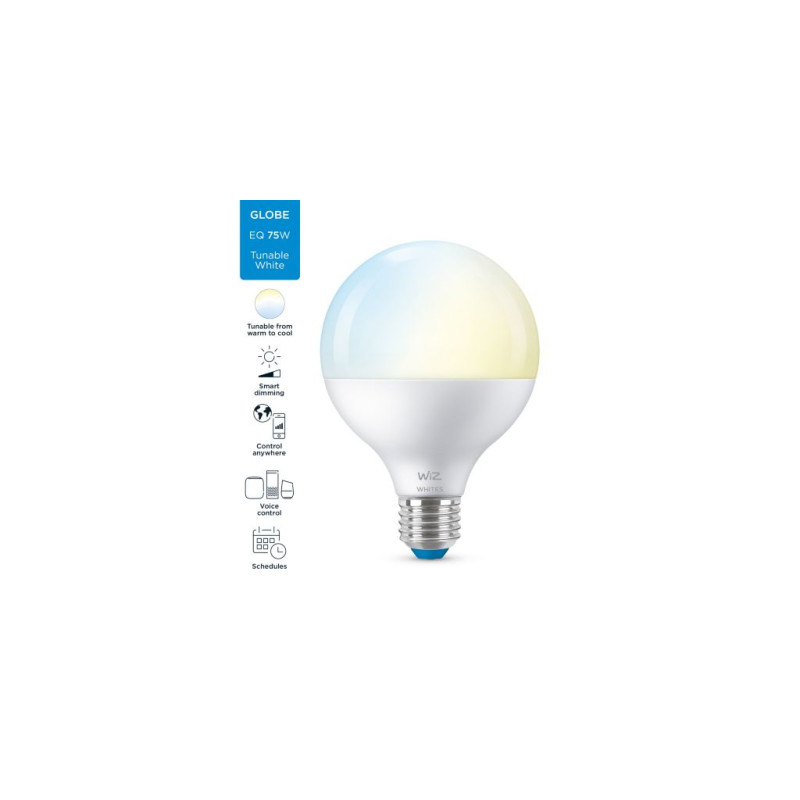 WiZ LED Smart E27 11W 1055Lm G95 2700-6500K Wi-Fi (929002451002)